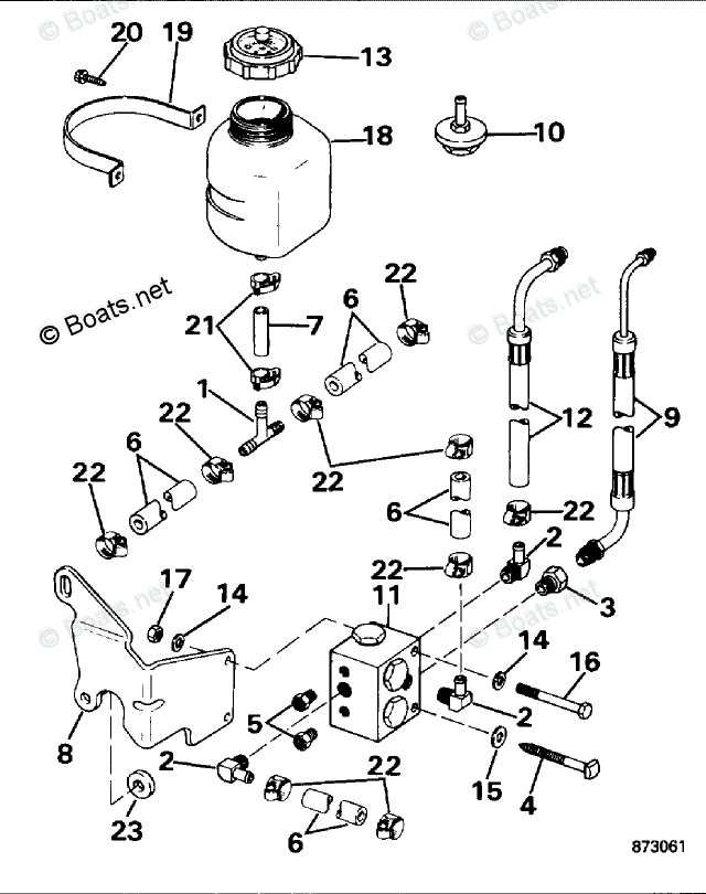 OMC Rigging Parts & Accessories 1996 OEM Parts Diagram for Priority ...