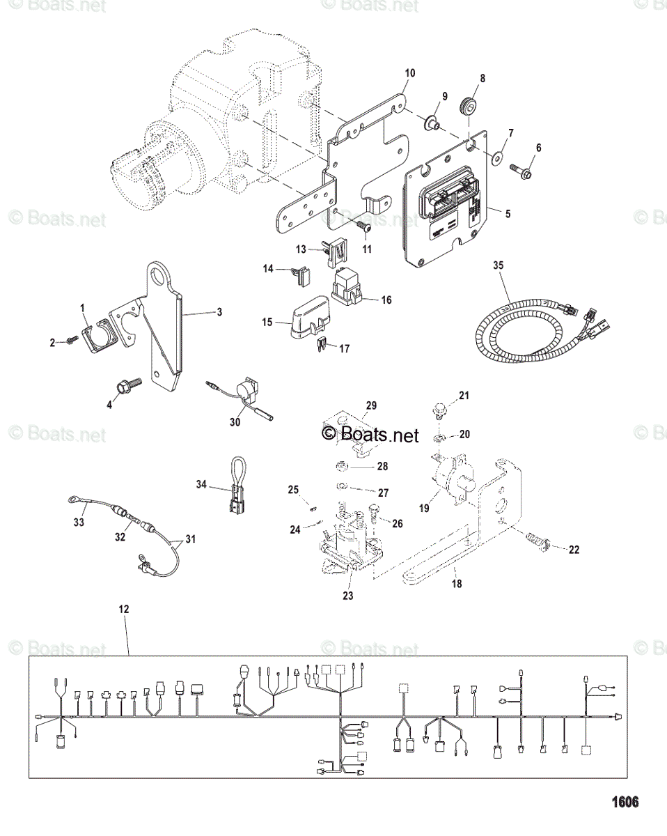 marieページ。 Mercruiser Sterndrive Gas Engines OEM Parts Diagram for