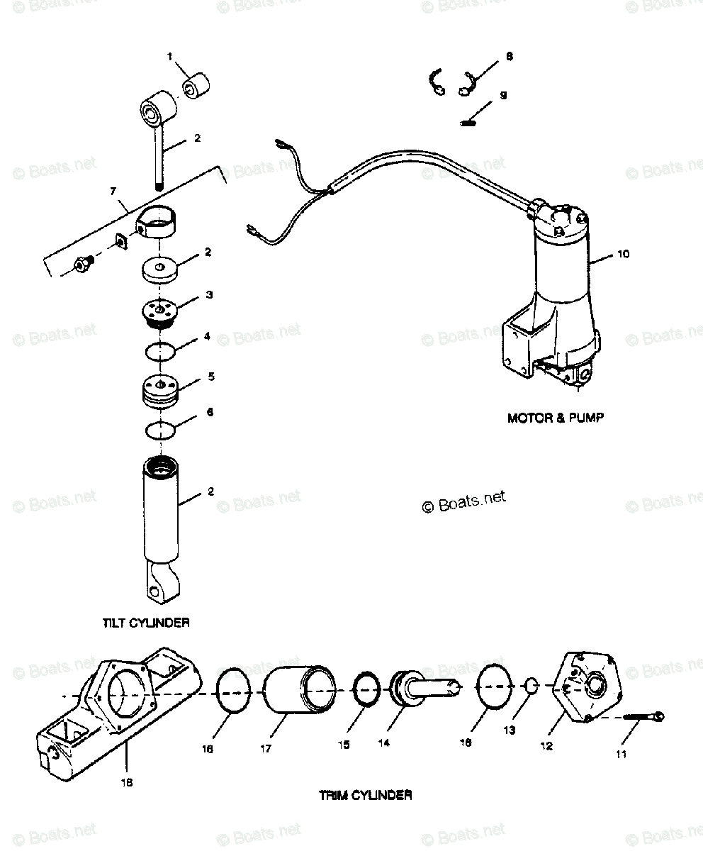 ふっこページ Force Outboard 1989 OEM Parts Diagram for PARTS BREAKDOWN