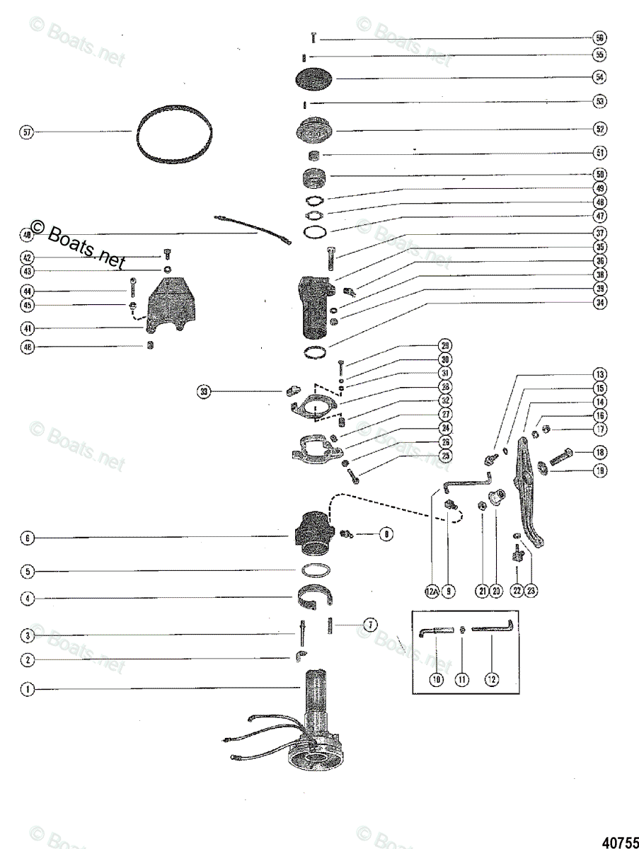 Mercury Outboard 115HP OEM Parts Diagram for DISTRIBUTOR ADAPTOR AND ...