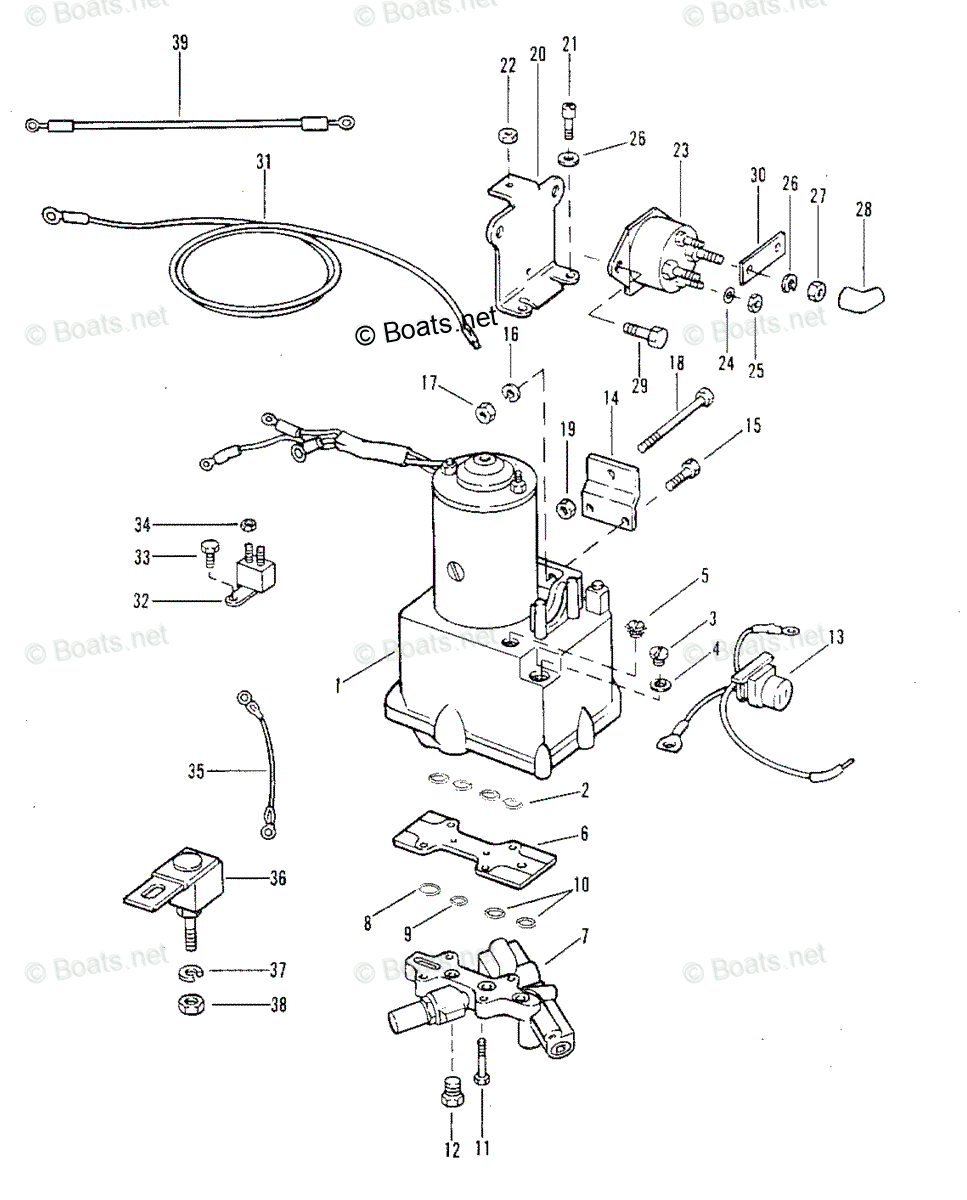 bule justere intellektuel Mercury Outboard 115HP OEM Parts Diagram for Power Trim Components (With  Circuit Breaker and Fuse) | Boats.net