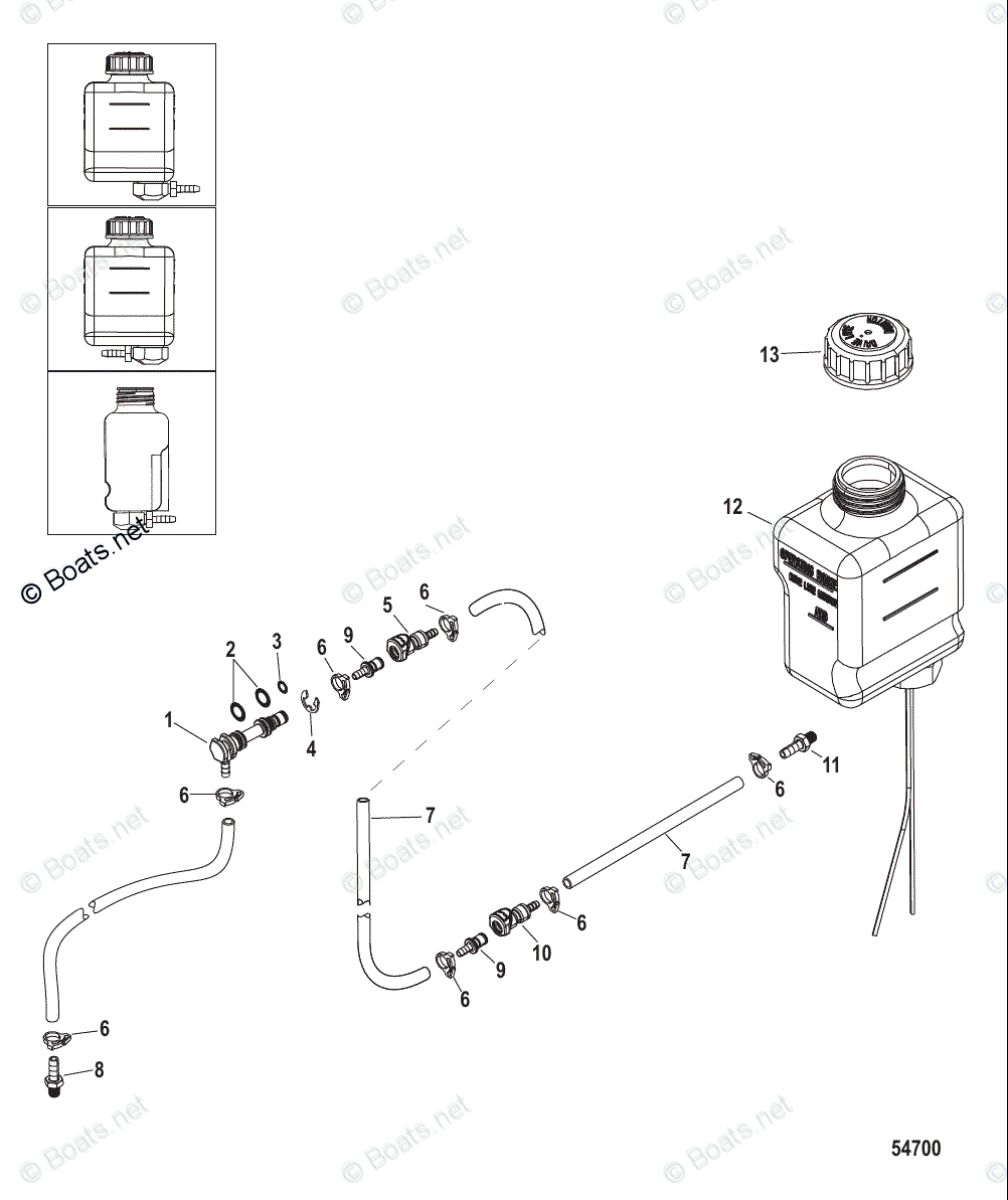 Mercury MerCruiser Sterndrive Parts by Size & Serial Transom Assemblies