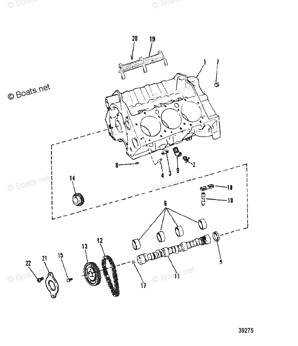Mercury MerCruiser Sterndrive Parts by Size & Serial Engines - Gas OEM