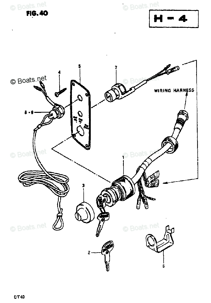 Suzuki Outboard 40HP OEM Parts Diagram for Electrical 3 | Boats.net