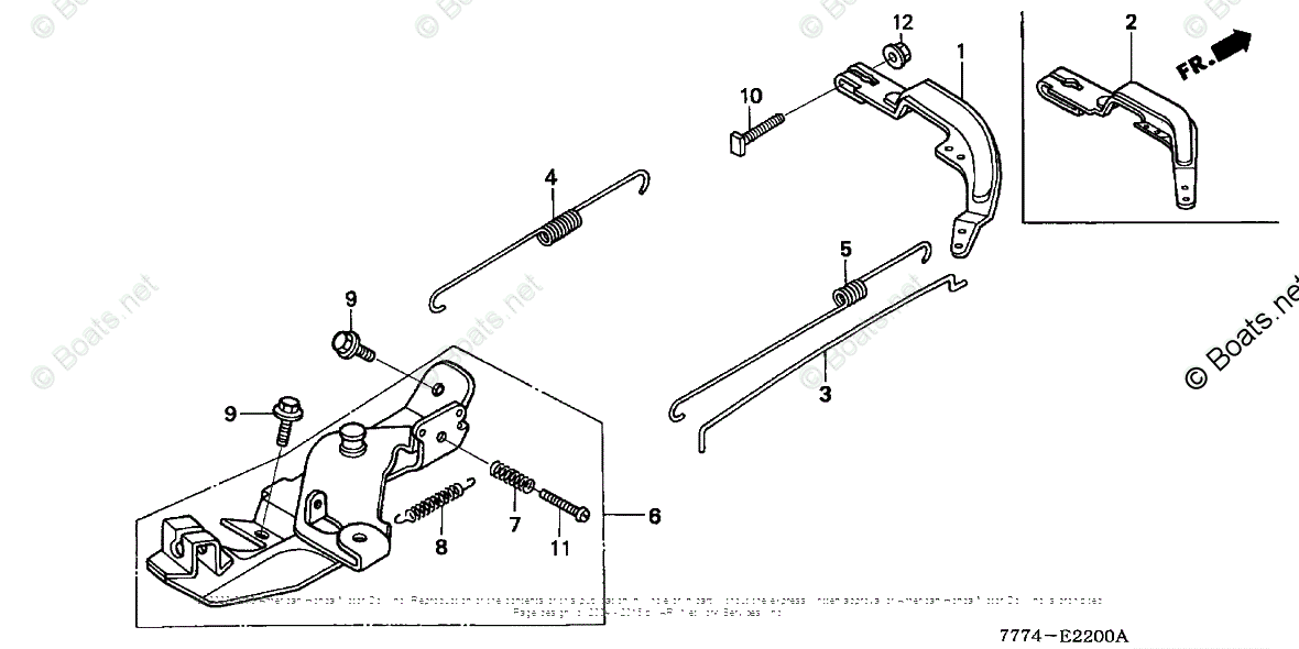 Honda Tillers FR750 AC VIN# FZCG-1000001 TO FZCG-1019999 OEM Parts ...