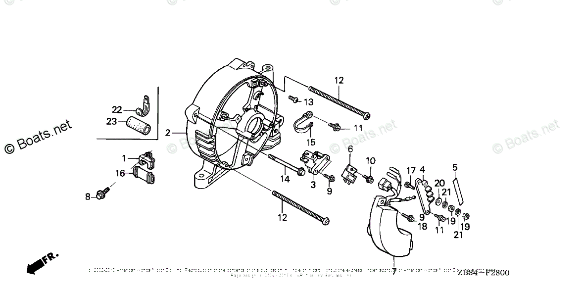 Honda Generators EX4500SK1 AA VIN EB31104212 TO EB31119999 OEM