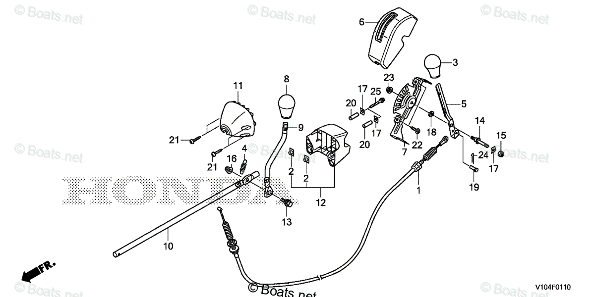 Honda Snow Blowers HS720 AA/A VIN SAAA2100001 OEM Parts Diagram for