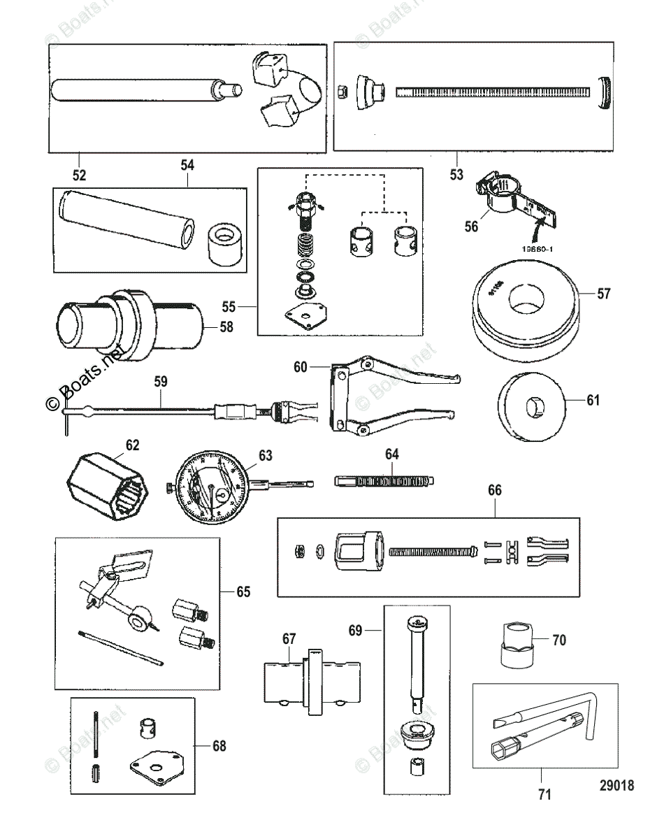 Mercury Outboard 60HP OEM Parts Diagram for Tools 3 | Boats.net