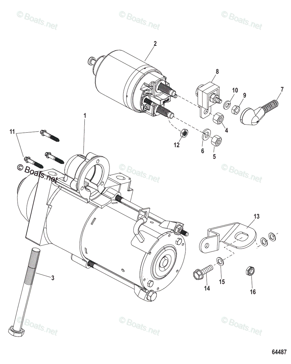 Mercruiser Quicksilver Manufactured Engines 3.0L 181 CID TKS 1G700000