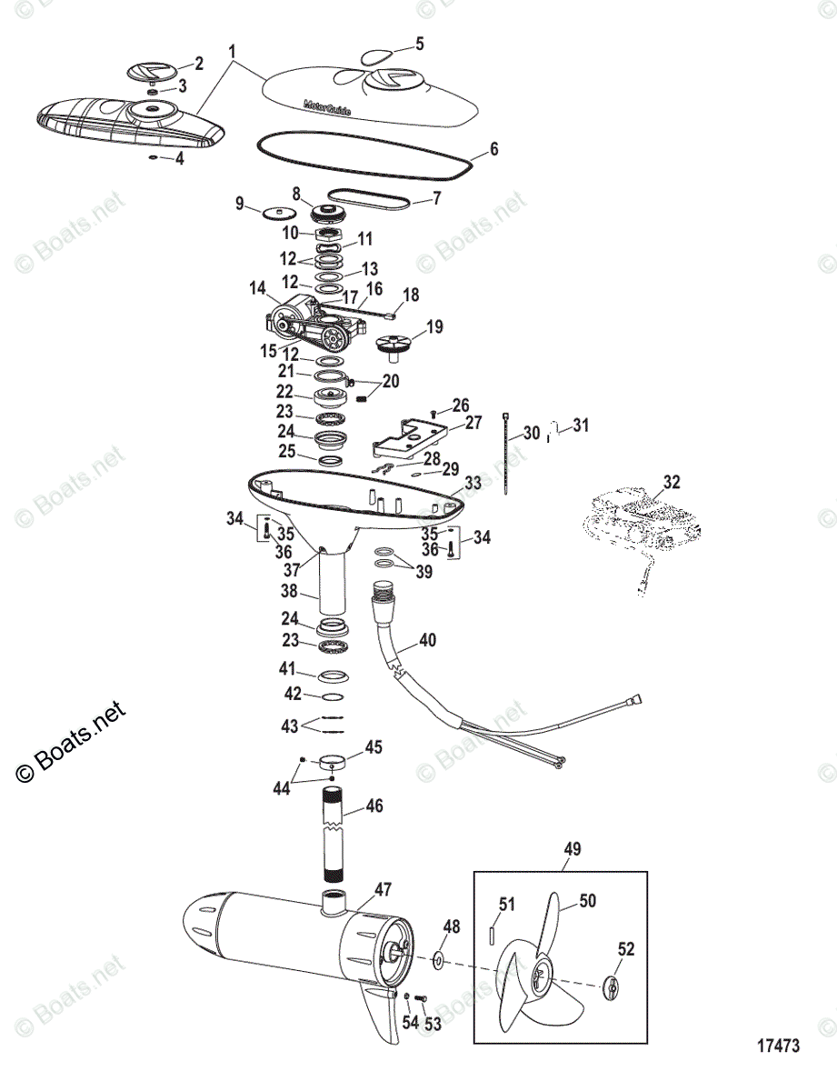 Trolling Motor Digital Steering Series OEM Parts