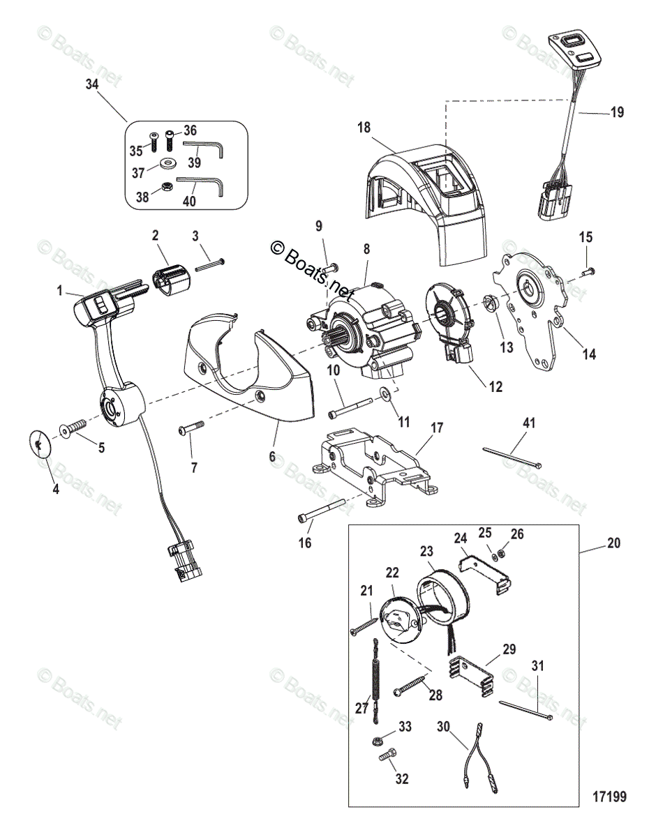 Mercury Rigging Parts & Accessories Remote Controls and Components OEM