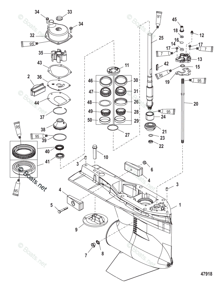 Mercury Mercury & Mariner Outboard Parts by HP & Liter 250HP OEM Parts