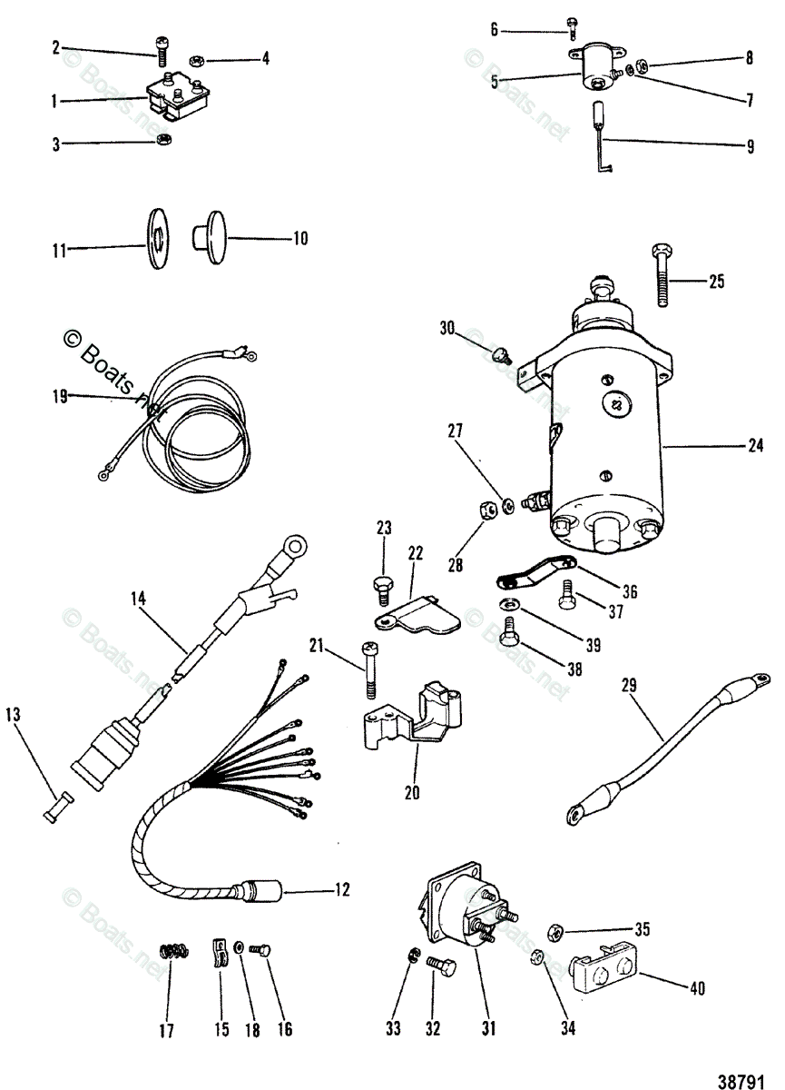Mercury Outboard Parts by Year (Mercury, Mariner, Mark, Force, Chrysler