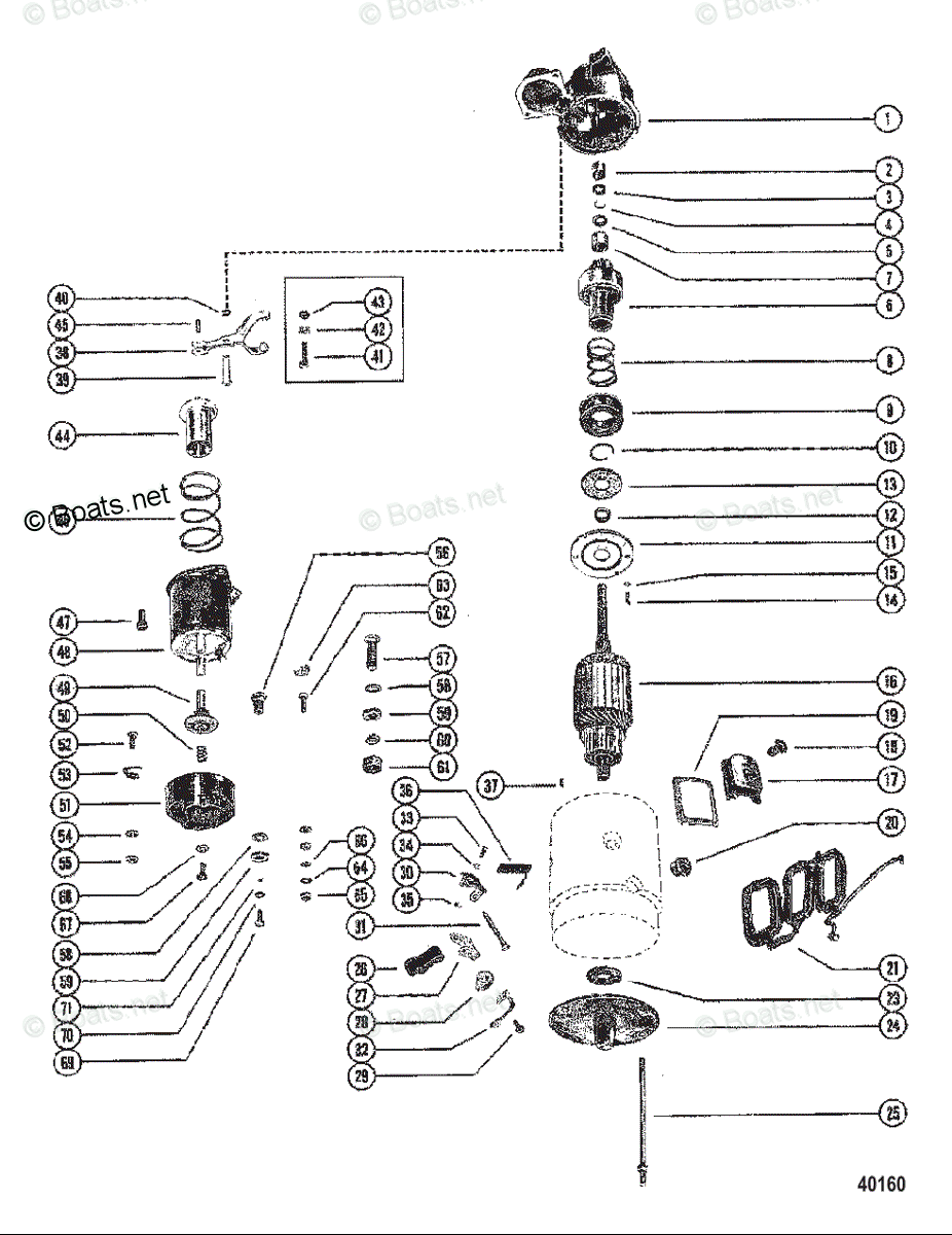 Mercury MerCruiser Sterndrive Parts by Size & Serial Engines - Gas OEM