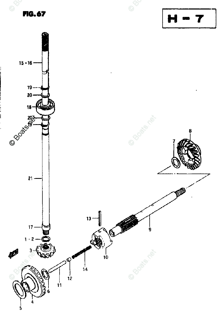kiページ Kawasaki Motorcycle 1977 OEM Parts Diagram for TURN SIGNALS