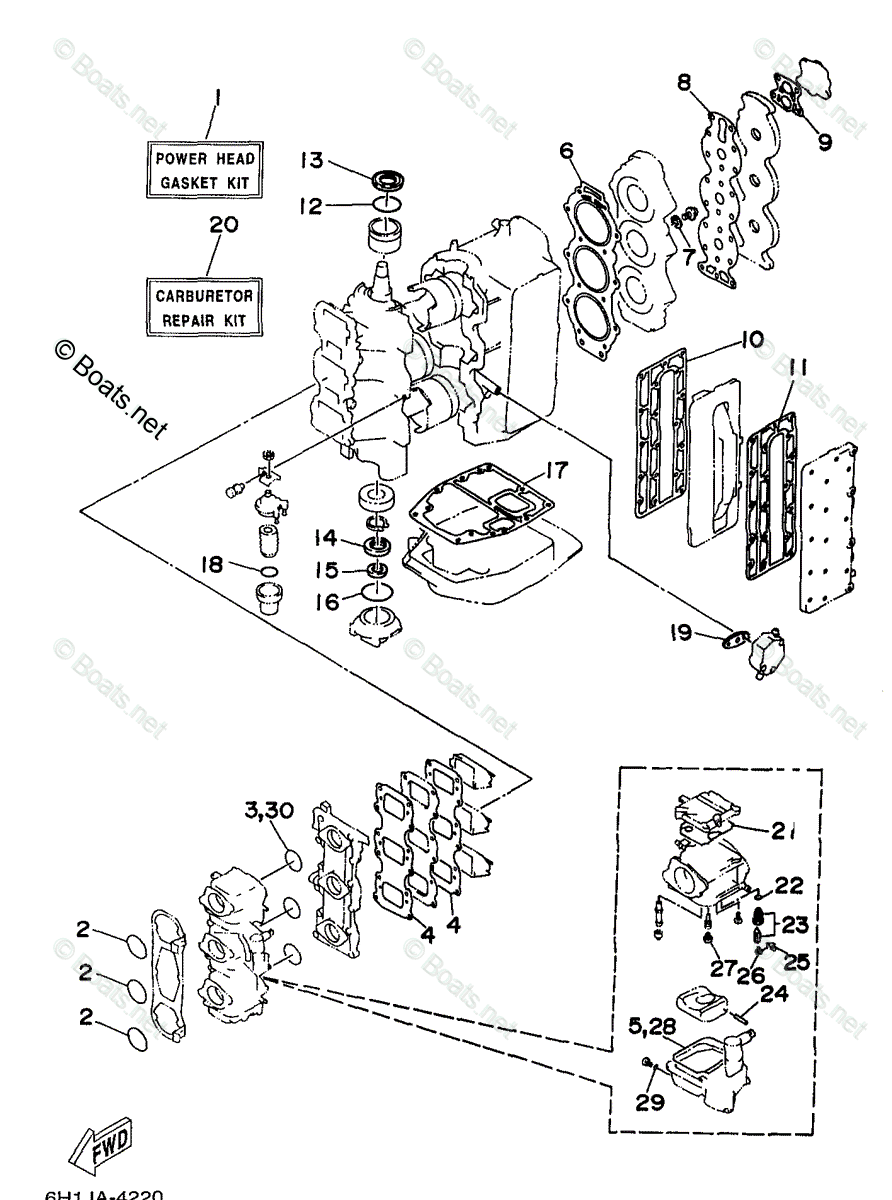 1996 YAMAHA T9 9 HP OUTBOARD SERVICE REPAIR MANUAL visual data 4