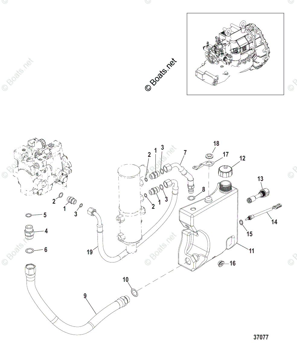 Mercruiser Zues Pod Drive Zeus 3000 0M957858 THRU 0M962470 OEM Parts ...