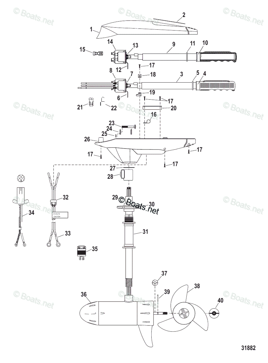 Motorguide Trolling Motor MotorGuide Fresh Water Series OEM Parts 