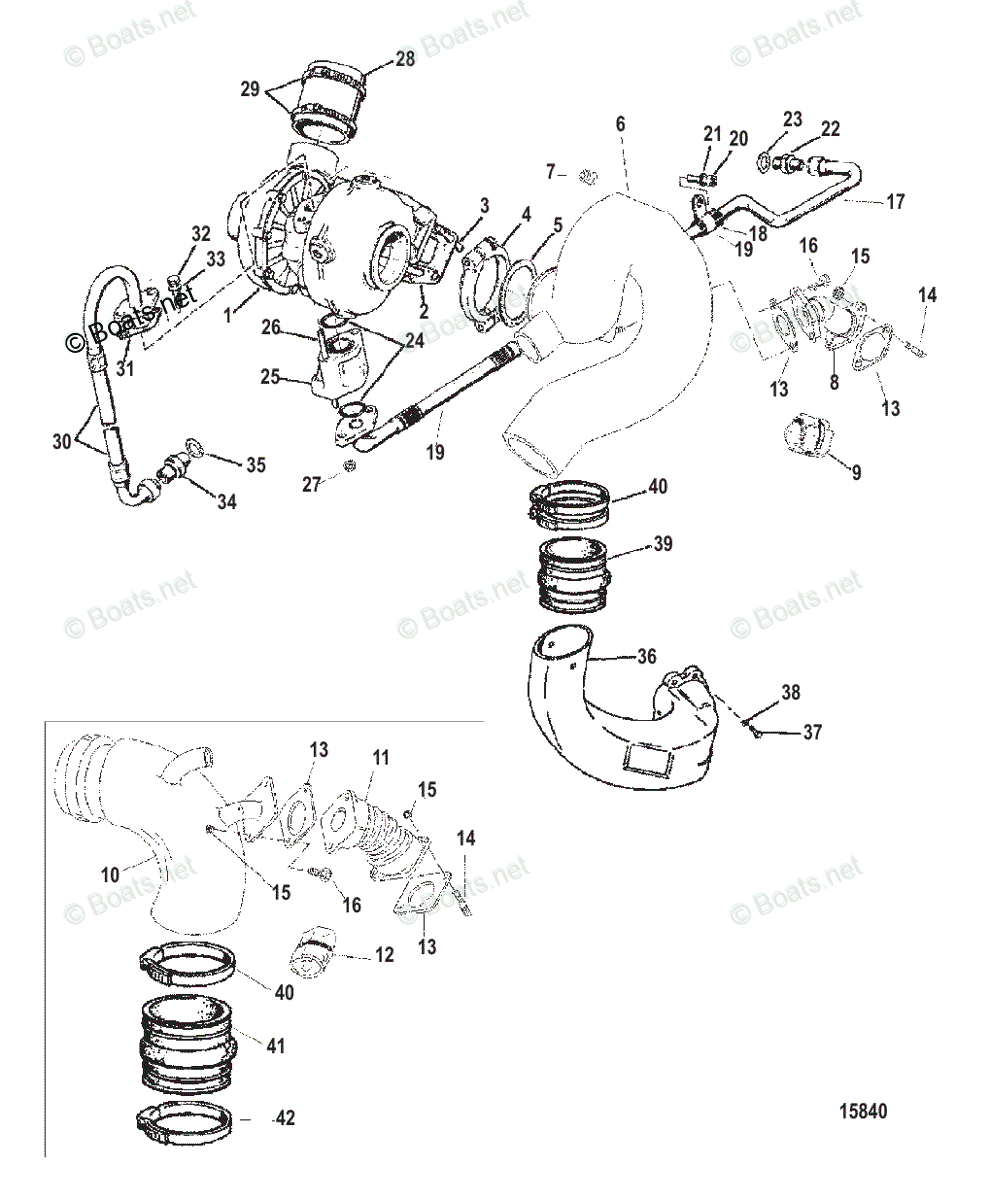 Ehaust Mercruiser Engine Diagram