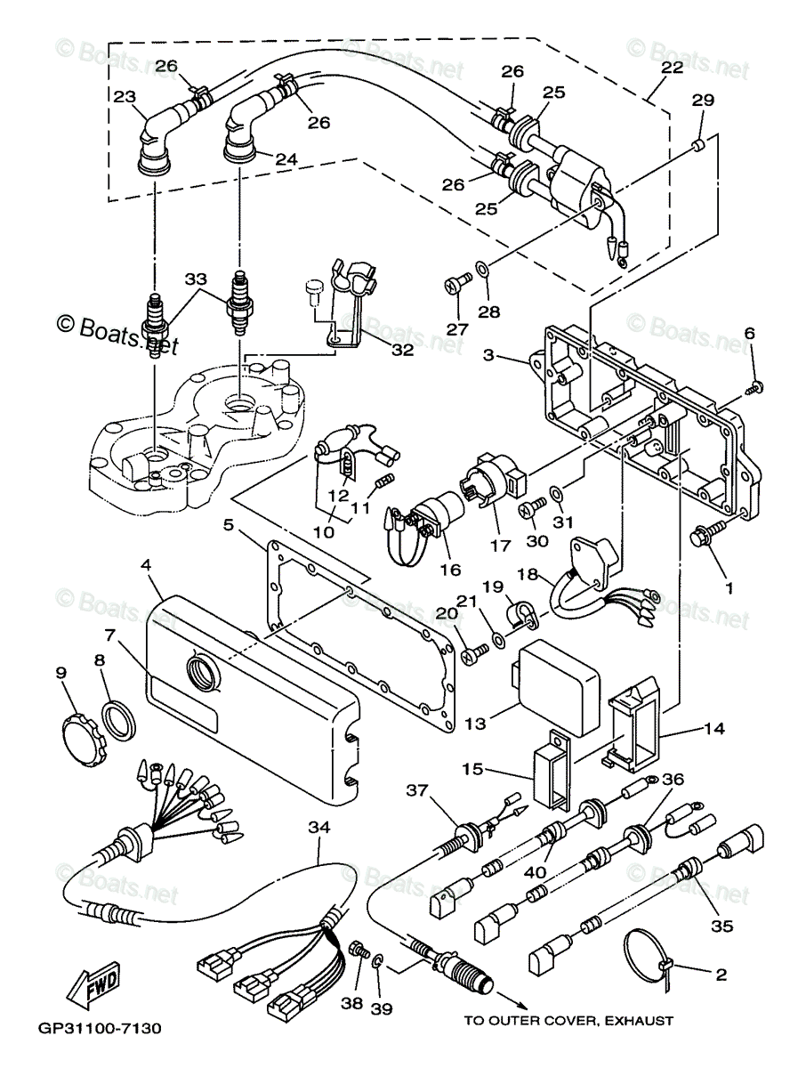 Yamaha Waverunner 1997 OEM Parts Diagram for ELECTRICAL (1) | Boats.net