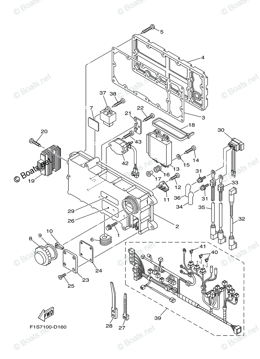 Yamaha Waverunner 2006 OEM Parts Diagram for ELECTRICAL (1 