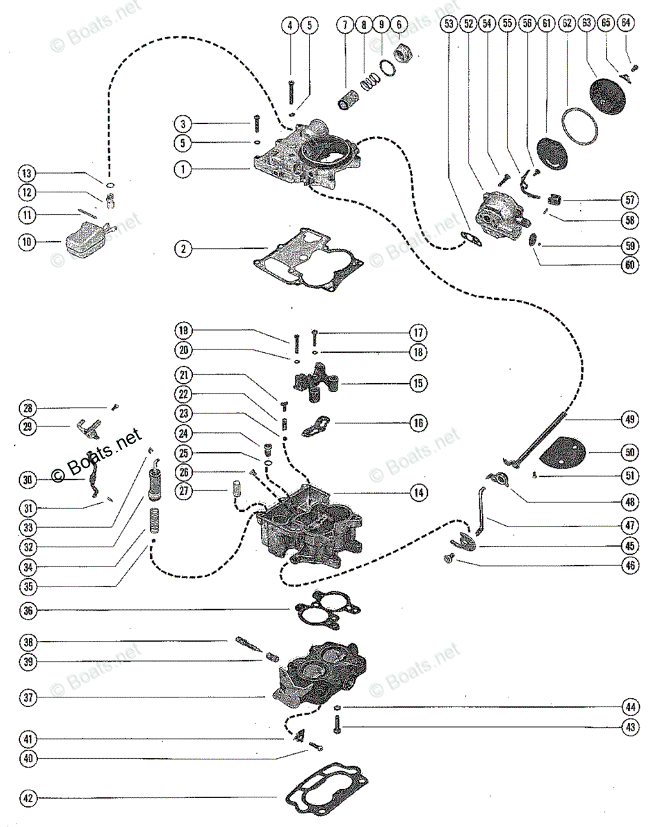 Mercury MerCruiser Sterndrive Parts by Size & Serial Engines - Gas OEM