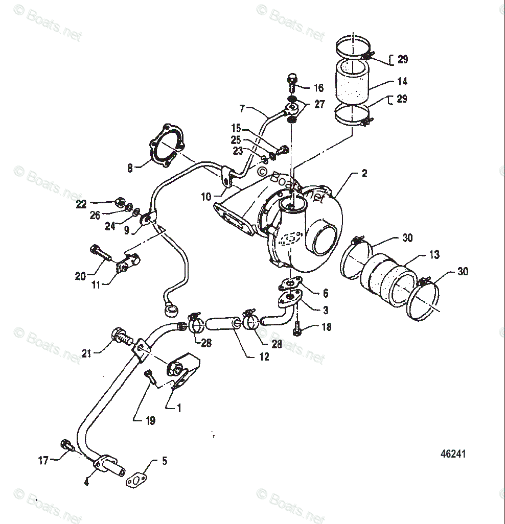 Mercury MerCruiser Inboard Parts by Size & Serial US Marine OEM Parts