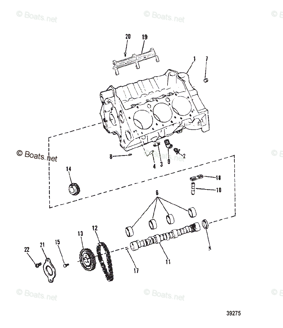 Mercury MerCruiser Sterndrive Parts by Size & Serial Engines - Gas OEM