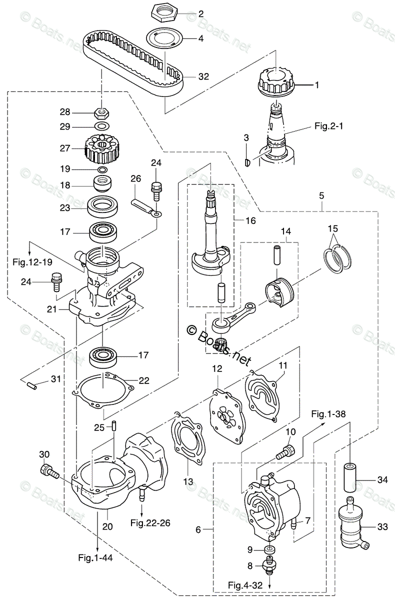 Nissan Outboard 2013 Oem Parts Diagram For Air Compressor 