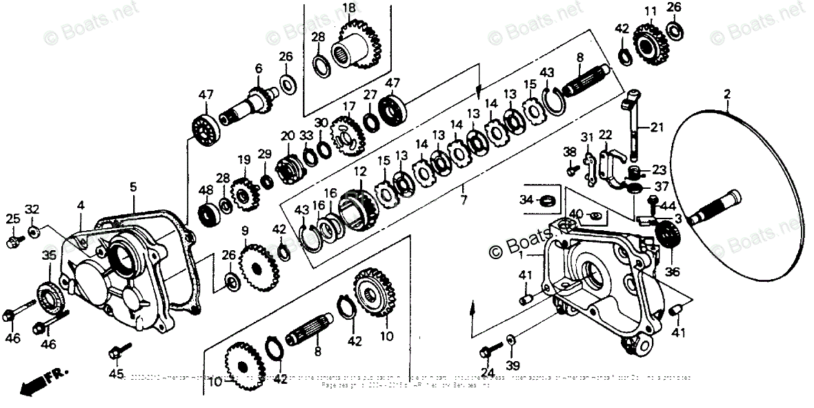 Honda Snow Blowers HS55 TA VIN HS551000001 OEM Parts Diagram for SUB