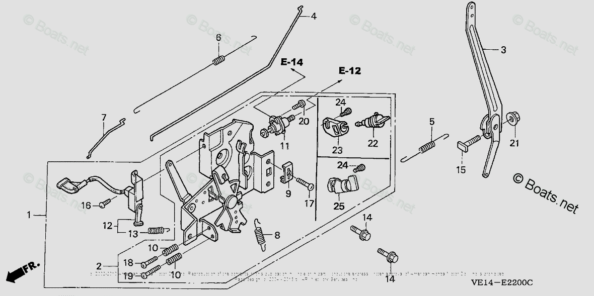 Honda Lawn Mowers HRM215 SXA VIN# MZBB-6000001 TO MZBB-6199999 OEM