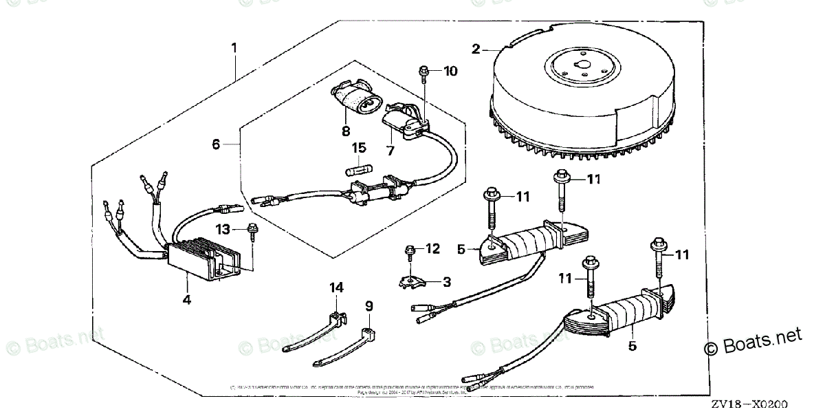 Honda bf5a4 sbu