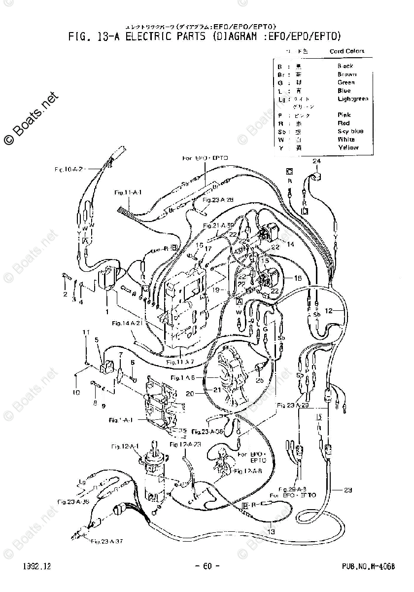 Tohatsu Outboard 2002 OEM Parts Diagram for Electric Parts
