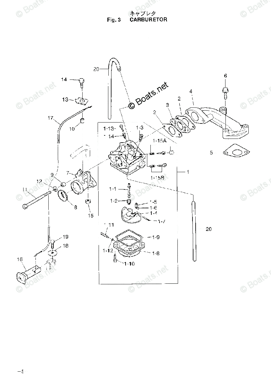 oharu313様ページ Tohatsu Outboard 2007 OEM Parts Diagram for CARBURETOR