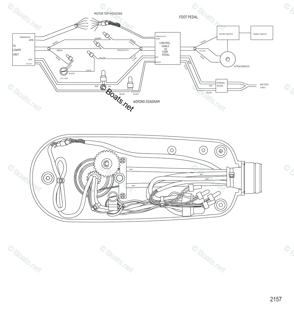 Trolling Motor Tour Pinpoint Series OEM Parts