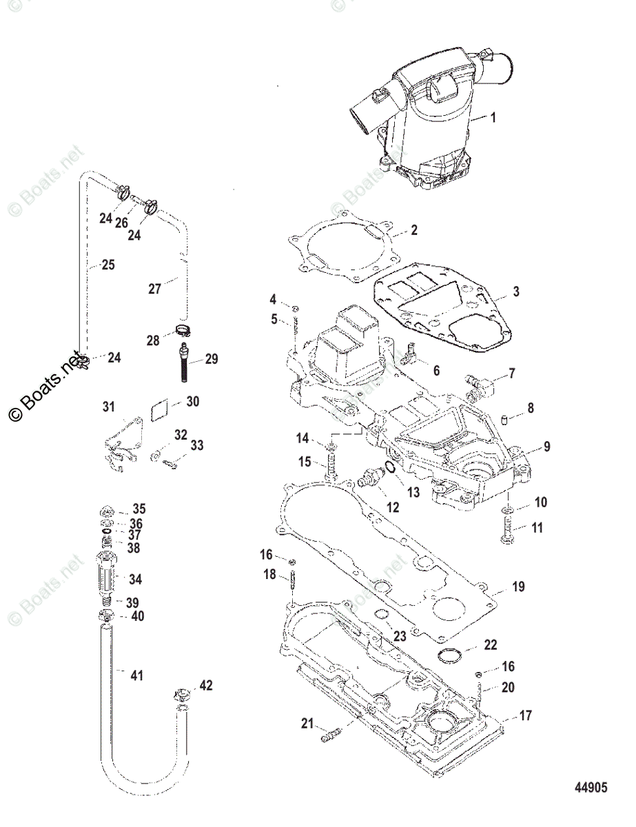 Mercury Sportjet Jet Drive 200HP OEM Parts Diagram for Expansion