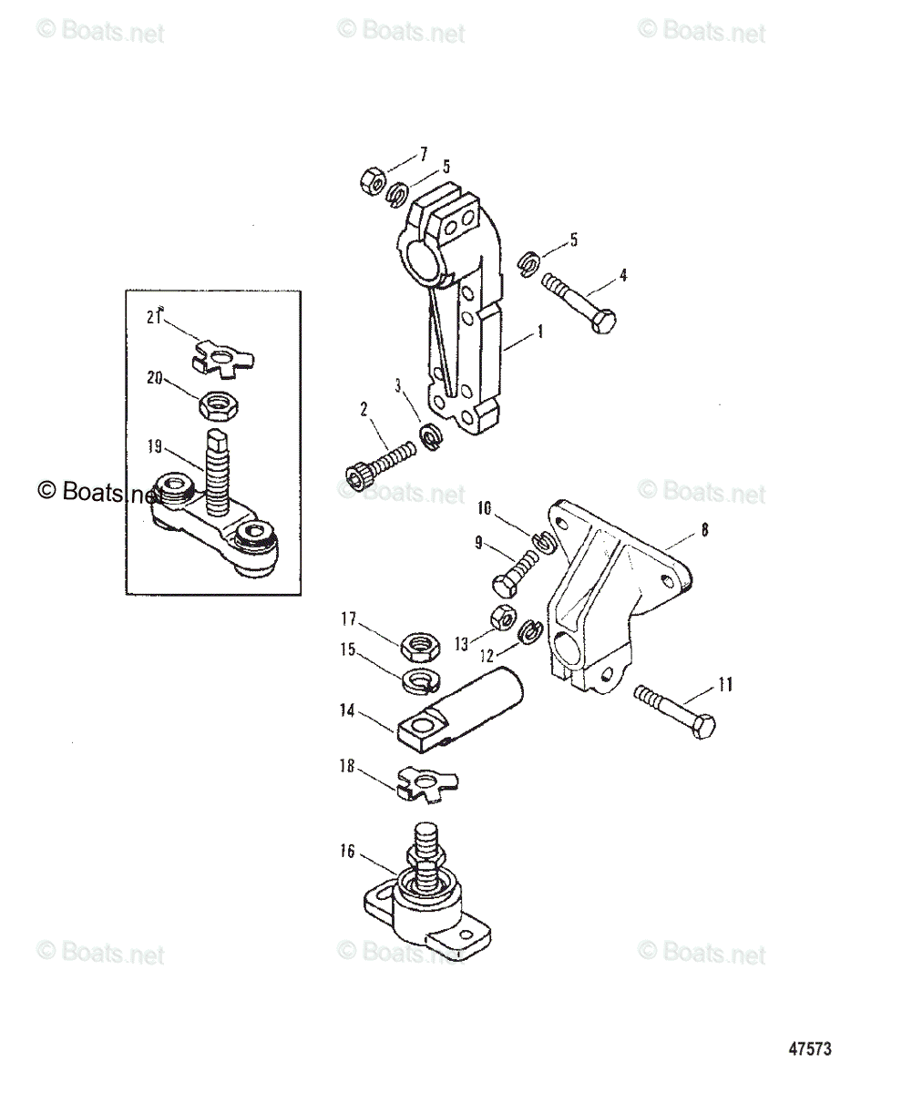 Mercruiser Rear Engine Mount Diagram