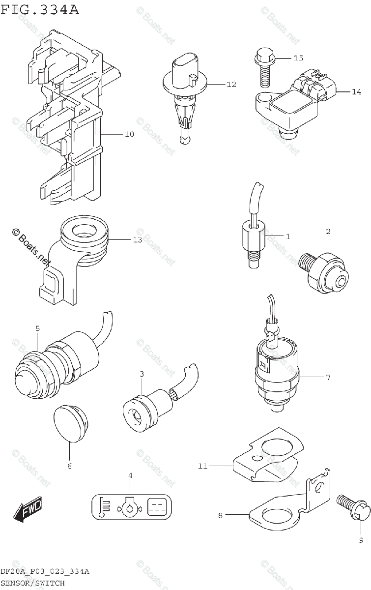 Voltage Regulator Rectifier For Suzuki DF9.9B/15A/20A Outboard Motors 2013-2017