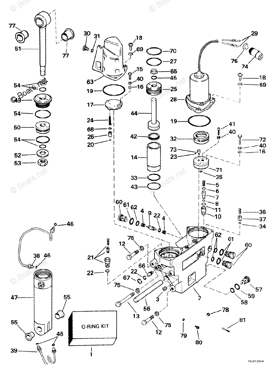 Johnson Rigging Parts & Accessories 1999 OEM Parts Diagram for Power ...