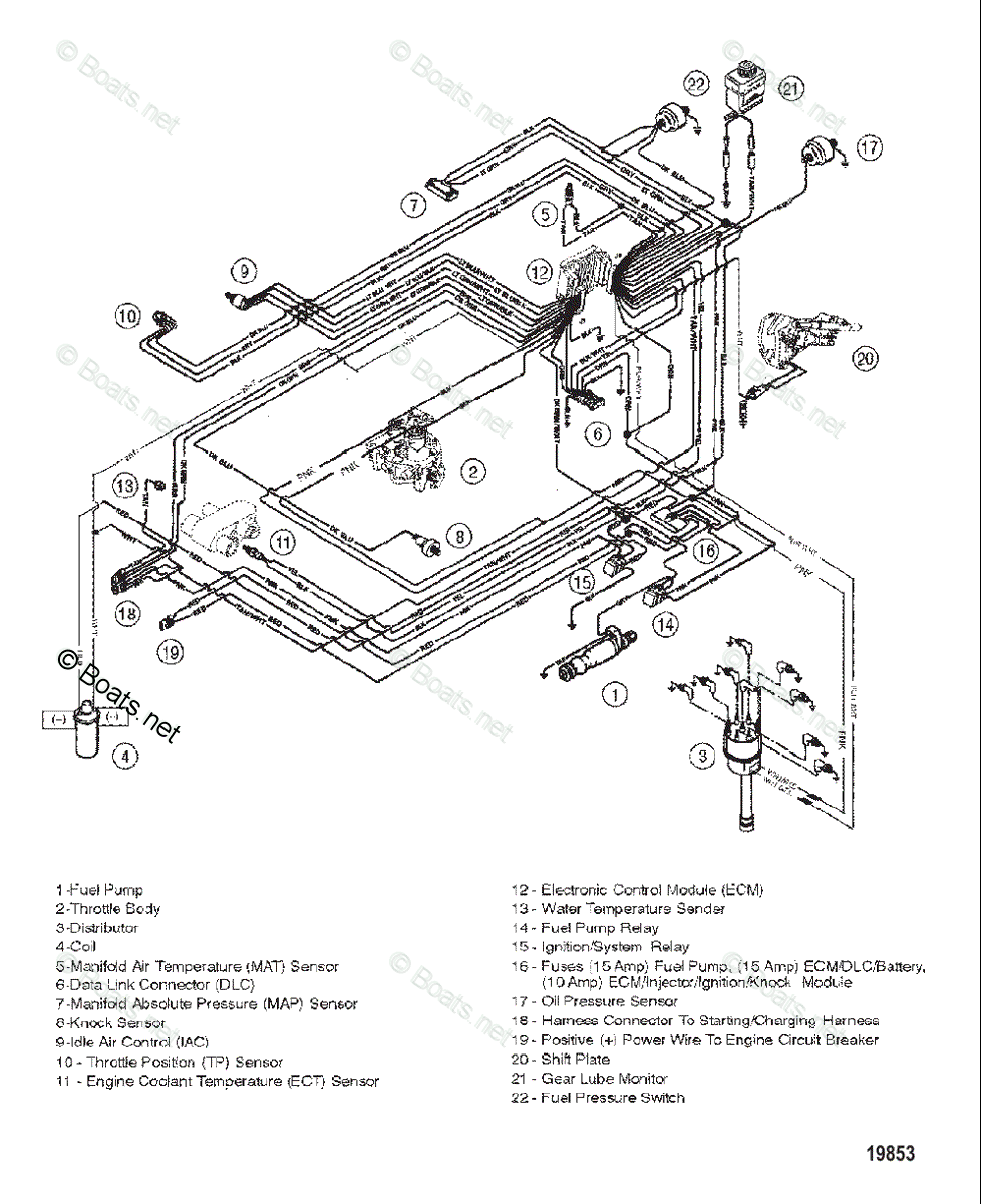 Mercury MerCruiser Sterndrive Parts by Size & Serial Engines - Gas OEM