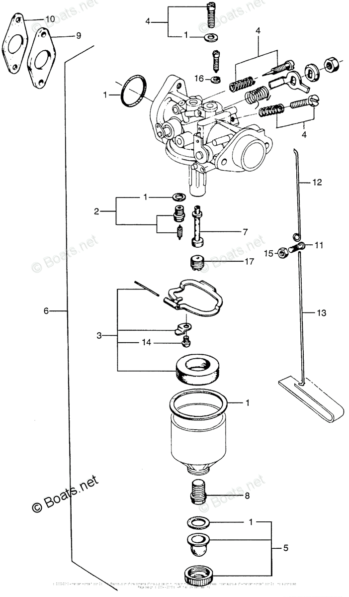 Honda Generators VIN# TO E900-1028750 OEM Parts Diagram for CARBURETOR |