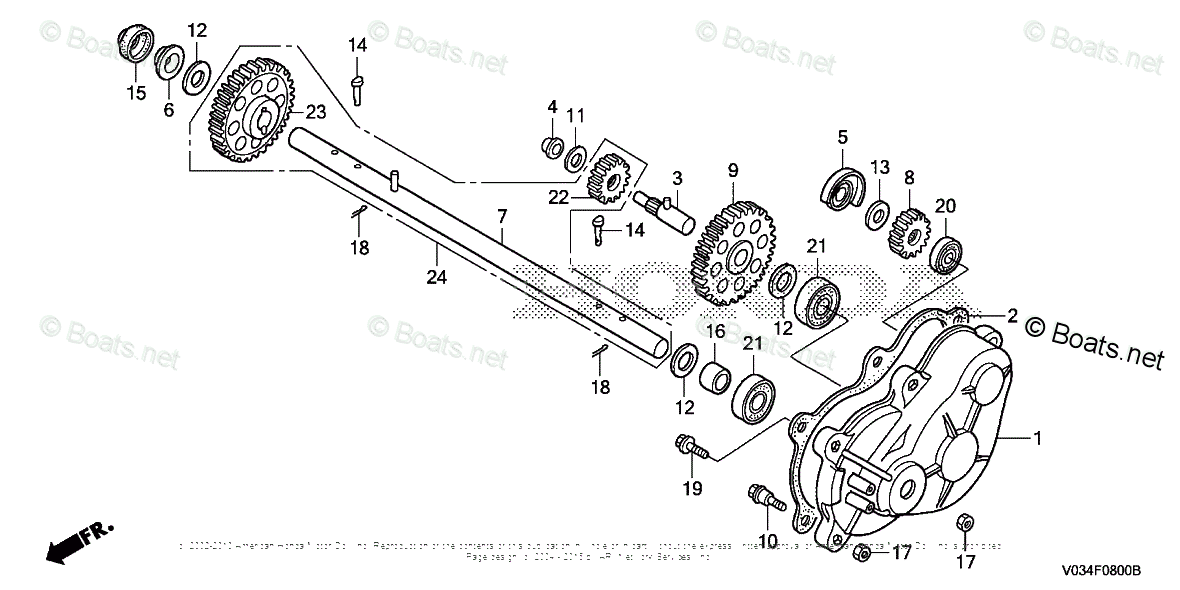 Honda Snow Blowers HS1132 TA VIN SZBF1000001 TO SZBF1009999 OEM Parts Diagram for