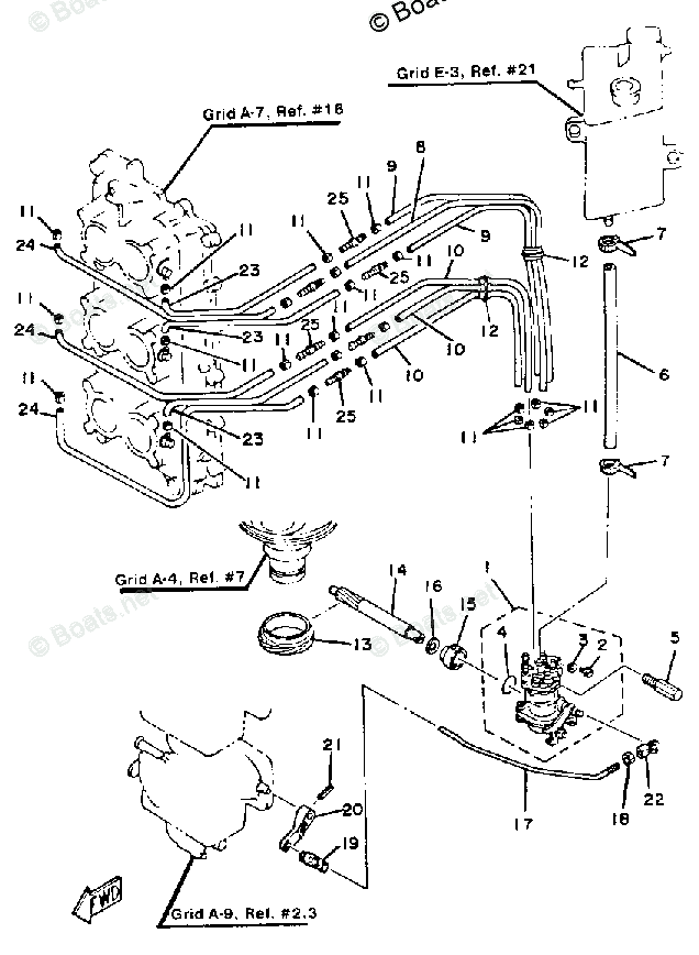 Yamaha Outboard 1985 OEM Parts Diagram for OIL PUMP | Boats.net