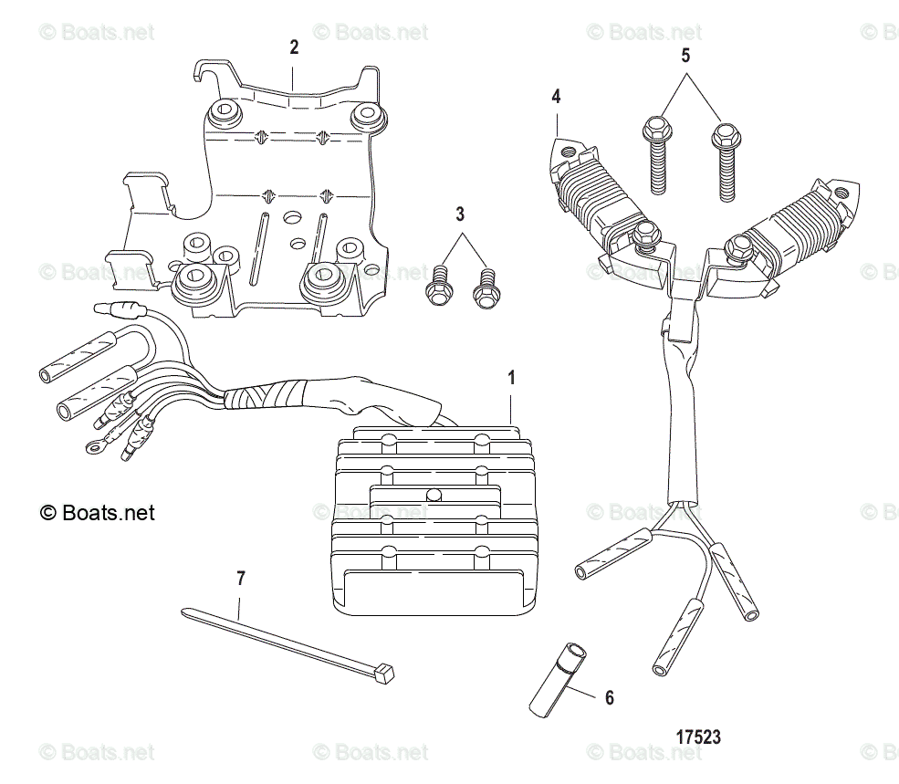 Mercury Sportjet Rigging Parts & Accessories Electrical OEM Parts 