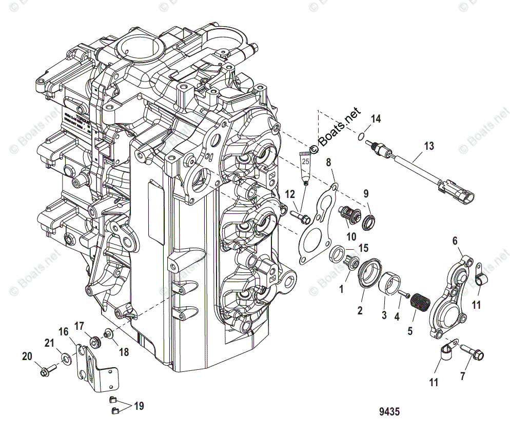 Mercury Outboard 90hp Oem Parts Diagram For Poppet Thermostat Mounting Boats Net Mercury Outboard 90hp Oem Parts Diagram For Poppet Thermostat Mounting Boats Net