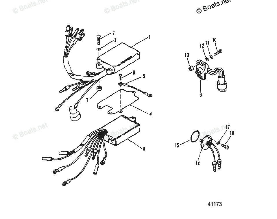 Mercury Outboard 220HP OEM Parts Diagram for DETONATION CONTROLLER ...