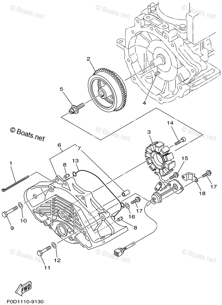 Yamaha Waverunner 1999 OEM Parts Diagram for Generator | Boats.net