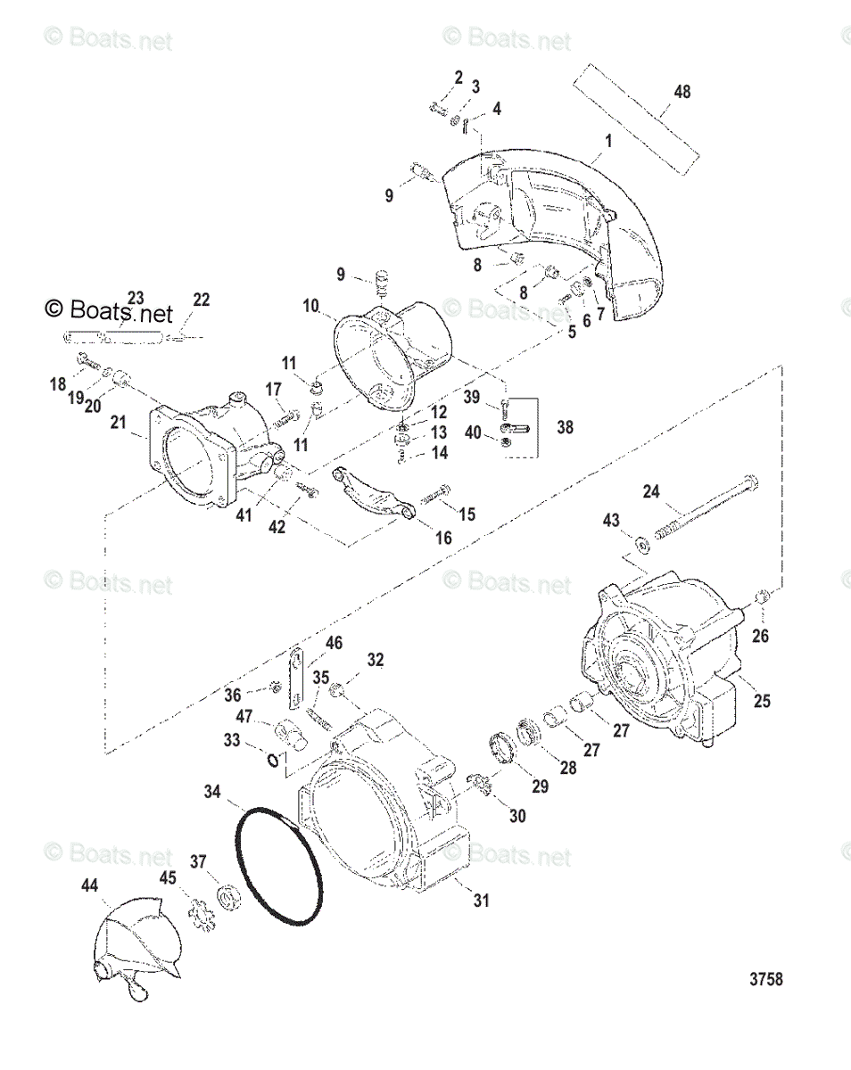 Mercury Jet Drive Parts Sportjet By Hp Model 175xr2 Jet Drive Pump Oem Parts Diagram For Nozzle And Rudder Components Design I Boats Net Mercury Jet Drive Parts Sportjet By Hp Model 175xr2 Jet Drive Pump Oem Parts Diagram For Nozzle And Rudder Components Design I Boats Net