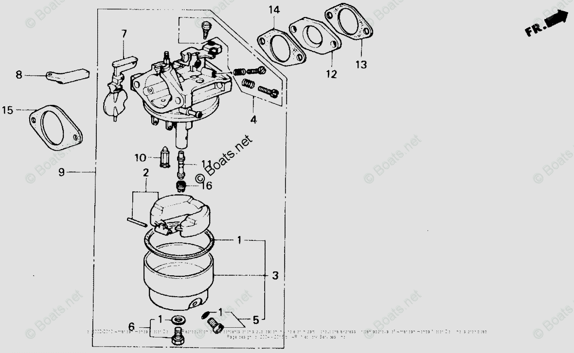 Honda Water Pumps WB20T DRA VIN WZAL1000001 TO WZAL1999999 OEM Parts