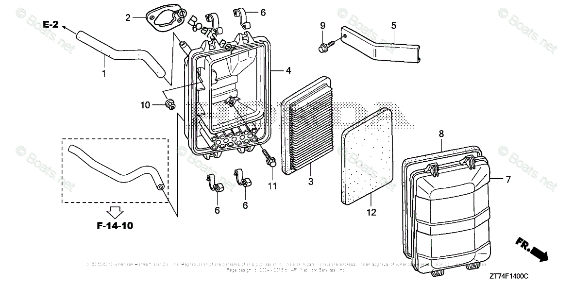 Honda Generators EU3000IS AA VIN EZGF1080001 TO EZGF1499999 OEM